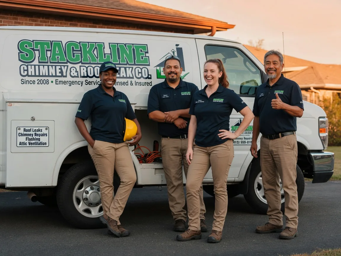 Chimney flashing repair company in Shirley, IL